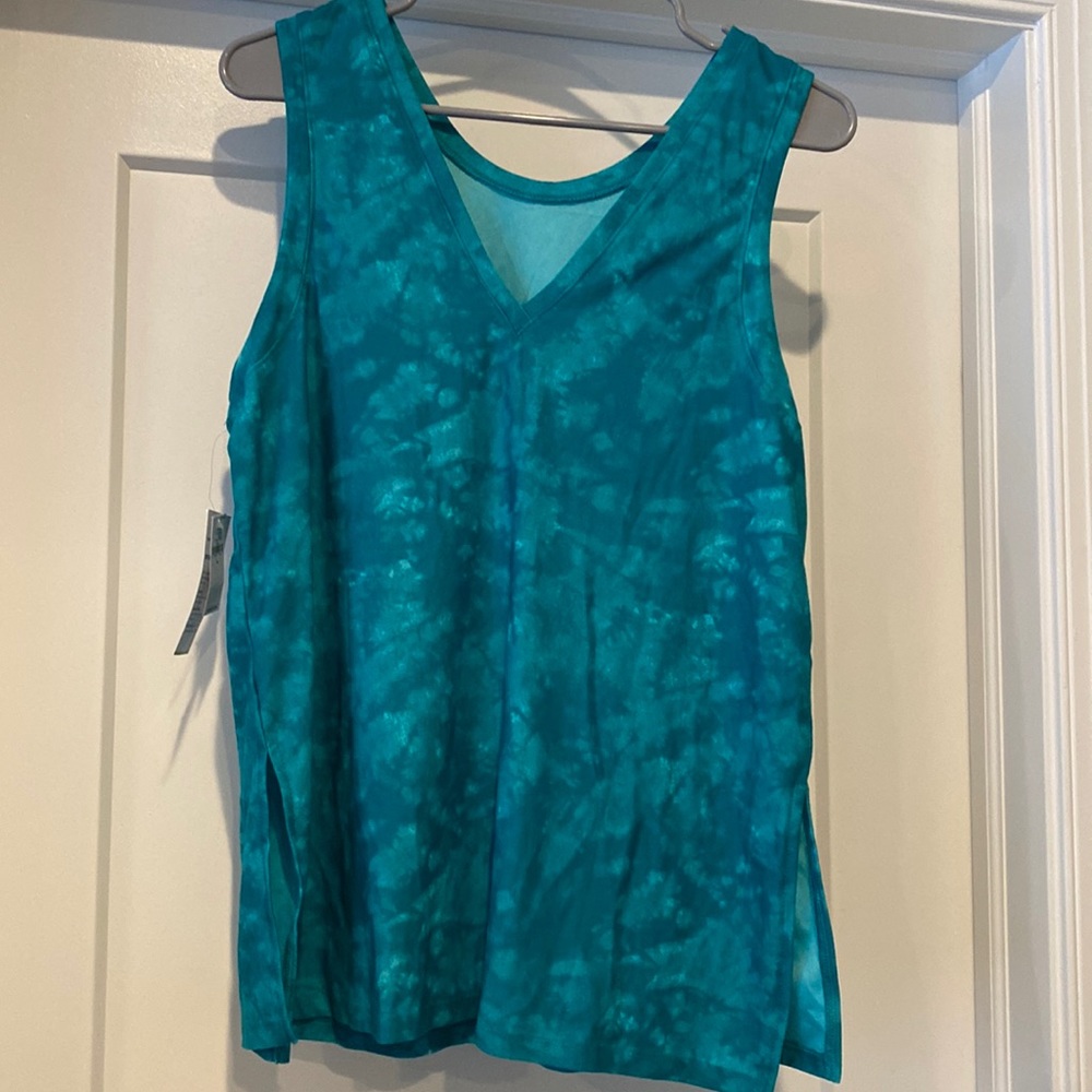 Tie dye work out top